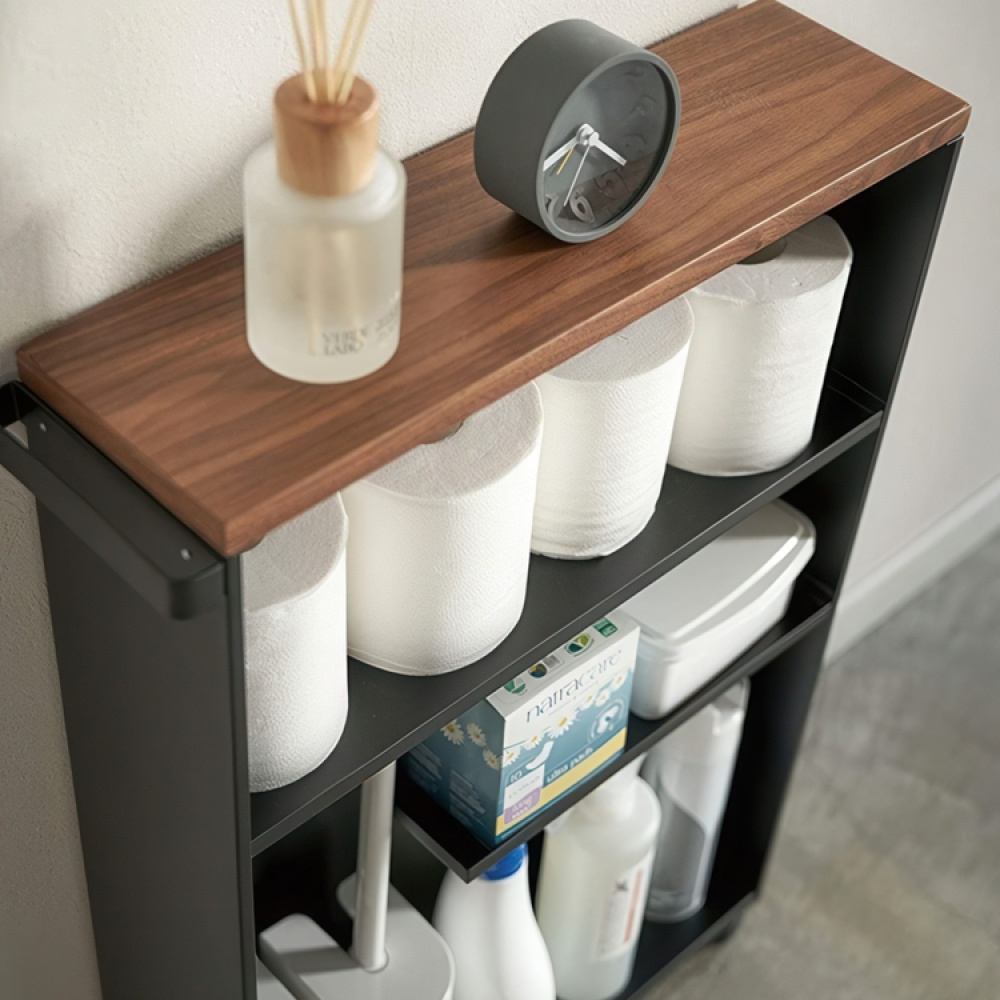 Smal förvaringsvagn, TOWER ROLLING SLIM CART, 13 x 47,5 x H 68 cm i gruppen Förvaring / Köksförvaring hos SmartaSaker.se (42653)