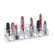 Sminkställ för Läppstift, 24 fack, LIVING LIPSTICK ORGANIZER, 22,7 x 9 x H 5 cm, Klar akryl Sminkställ för Läppstift, 24 fack, LIVING LIPSTICK ORGANIZER, 22,7 x 9 x H 5 cm, Klar akryl