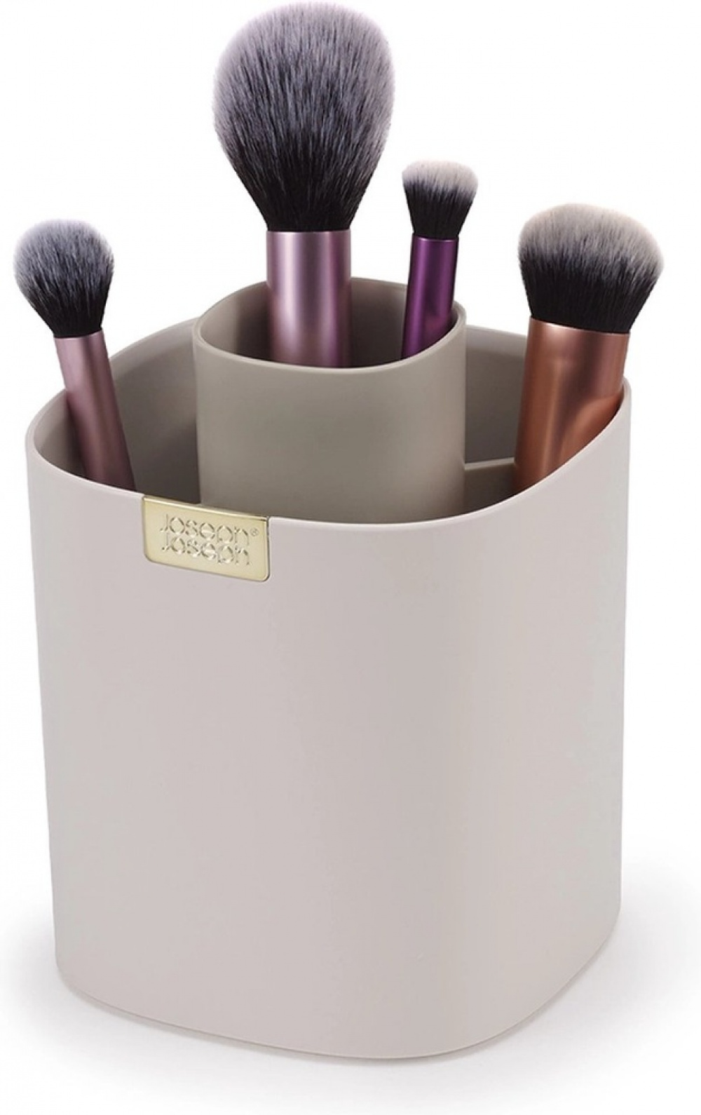 Sminkställ för penslar, VIVA MAKE UP BRUSH POT, Joseph Joseph, Benvit i gruppen Förvaring / Badrumsförvaring / Sminkförvaring hos SmartaSaker.se (42663)