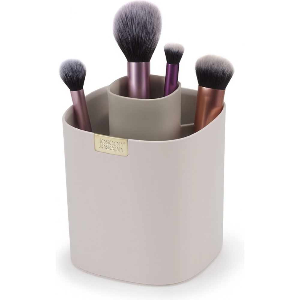 Sminkställ för penslar, VIVA MAKE UP BRUSH POT, Joseph Joseph, Benvit i gruppen Förvaring / Badrumsförvaring / Sminkförvaring hos SmartaSaker.se (42663)