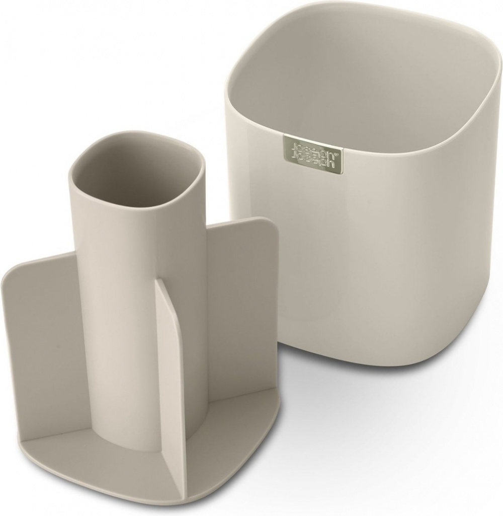 Sminkställ för penslar, VIVA MAKE UP BRUSH POT, Joseph Joseph, Benvit i gruppen Förvaring / Badrumsförvaring / Sminkförvaring hos SmartaSaker.se (42663)