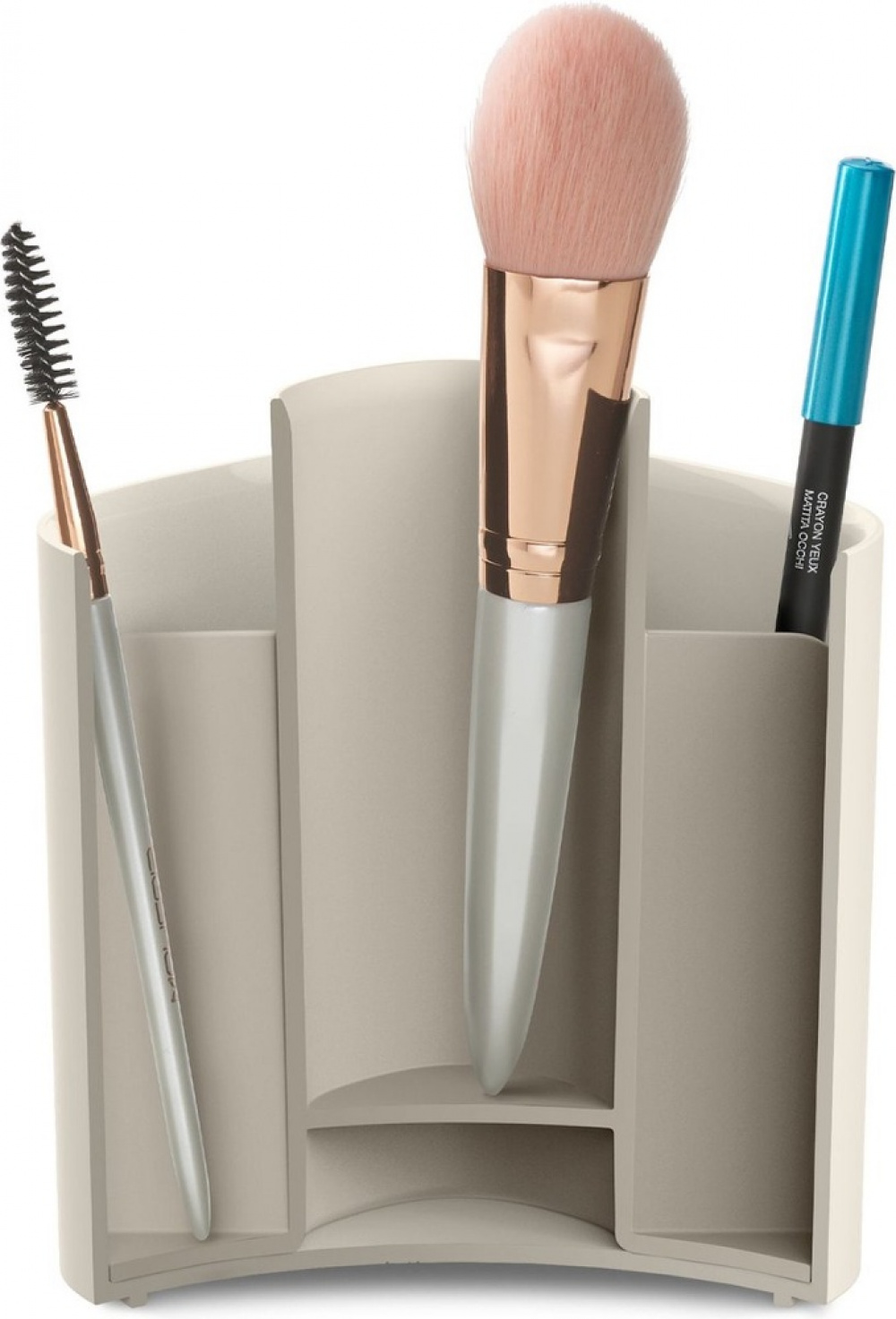 Sminkställ för penslar, VIVA MAKE UP BRUSH POT, Joseph Joseph, Benvit i gruppen Förvaring / Badrumsförvaring / Sminkförvaring hos SmartaSaker.se (42663)