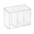 Sminkställ med 3 fack, COUNTER TOP ORGANISER, Transparent Sminkställ med 3 fack, COUNTER TOP ORGANISER, Transparent