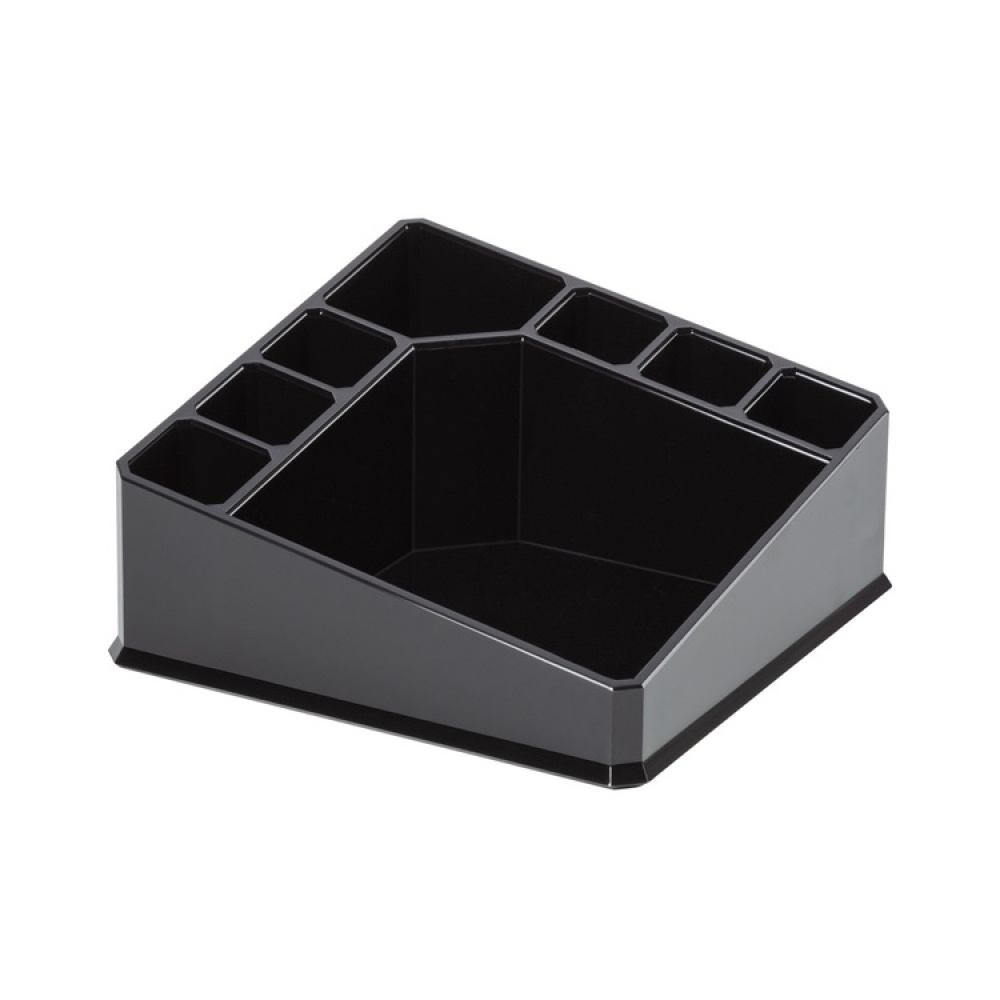 Sminkställ med 8 fack, CONFIGURABLE, 22 x 13 x H 8 cm, Svart i gruppen Förvaring / Badrumsförvaring / Sminkförvaring hos SmartaSaker.se (42669)