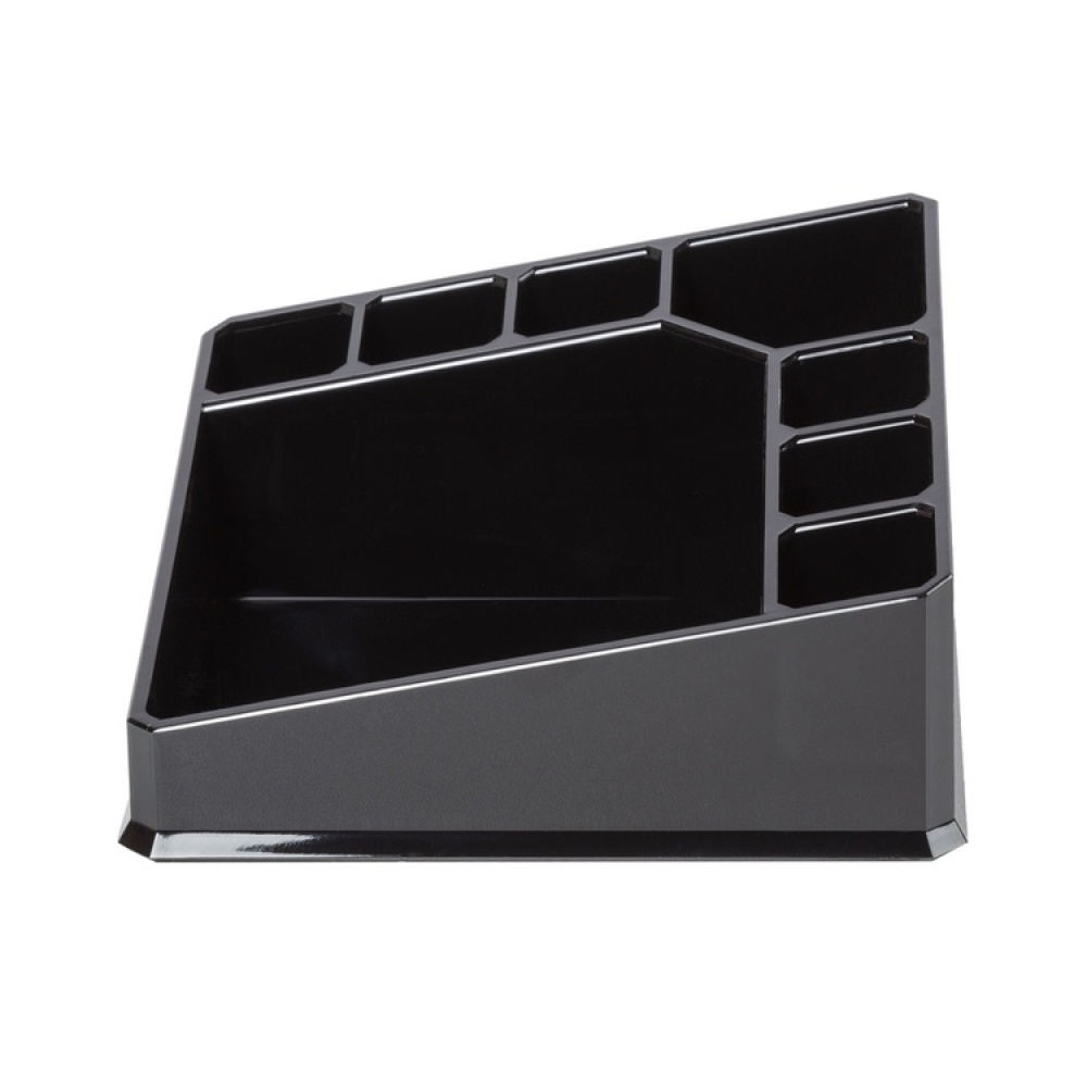 Sminkställ med 8 fack, CONFIGURABLE, 22 x 13 x H 8 cm, Svart i gruppen Förvaring / Badrumsförvaring / Sminkförvaring hos SmartaSaker.se (42669)