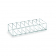 Sminkställ med 8 smala fack, LIVING MAKE UP ORGANIZER, 22 x 8,7 x H 4,5 cm, Klar akryl Sminkställ med 8 smala fack, LIVING MAKE UP ORGANIZER, 22 x 8,7 x H 4,5 cm, Klar akryl