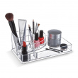 Sminkställ med bricka, LIVING MAKE UP ORGANIZER, 22,3 x 12,7 x H 8 cm, Klar akryl Sminkställ med bricka, LIVING MAKE UP ORGANIZER, 22,3 x 12,7 x H 8 cm, Klar akryl