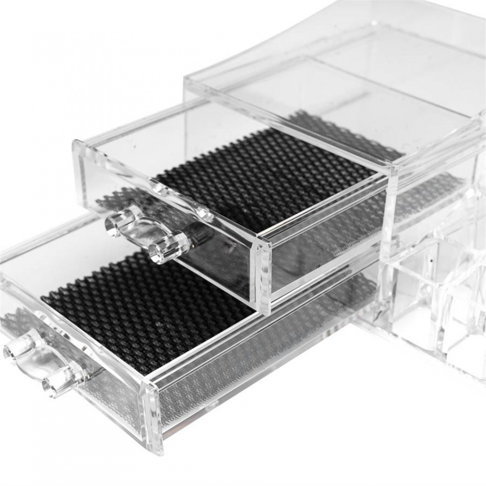 Sminkställ med lådor, SELENA ORGANISEUR TIROIS, 30,6 x 9 x 15,3 cm, Klar i gruppen Förvaring / Badrumsförvaring / Sminkförvaring hos SmartaSaker.se (42678)