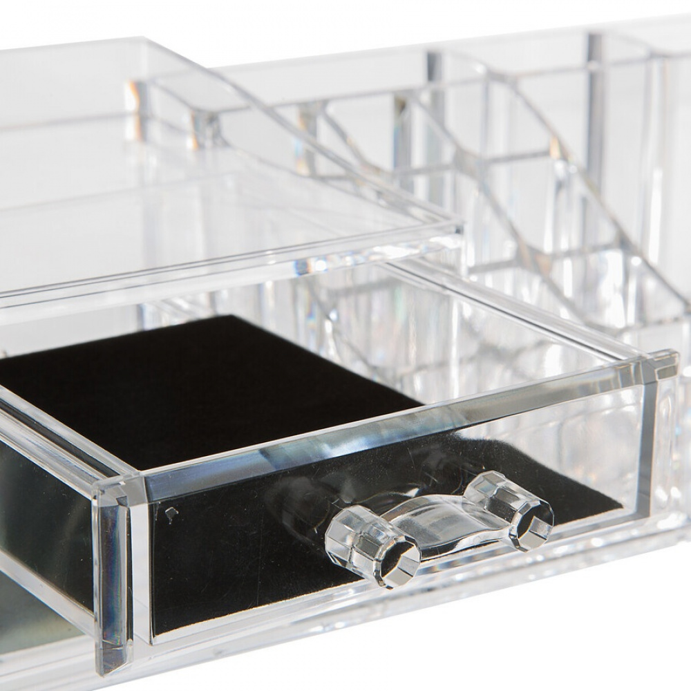 Sminkställ med lådor, SELENA ORGANISEUR TIROIS, 30,6 x 9 x 15,3 cm, Klar i gruppen Förvaring / Badrumsförvaring / Sminkförvaring hos SmartaSaker.se (42678)