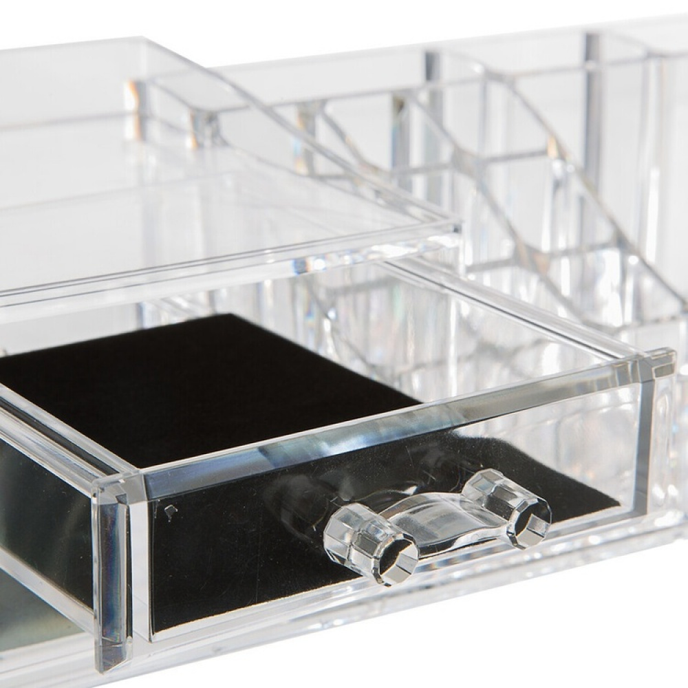 Sminkställ med lådor, SELENA ORGANISEUR TIROIS, 30,6 x 9 x 15,3 cm, Klar i gruppen Förvaring / Badrumsförvaring hos SmartaSaker.se (42678)