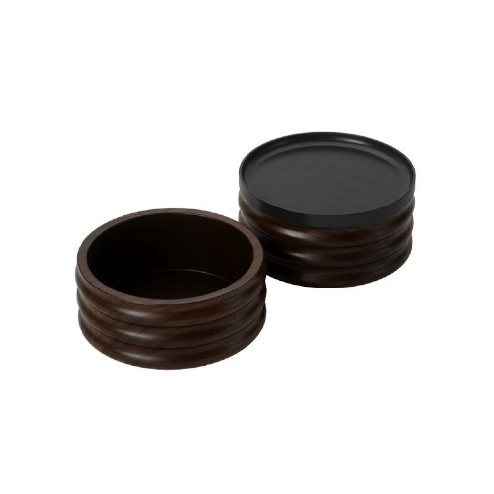 Smyckesask rund, TESORA WOOD , Ø 13 cm, Umbra i gruppen Förvaring / Sovrumsförvaring / Smyckesförvaring hos SmartaSaker.se (42685)