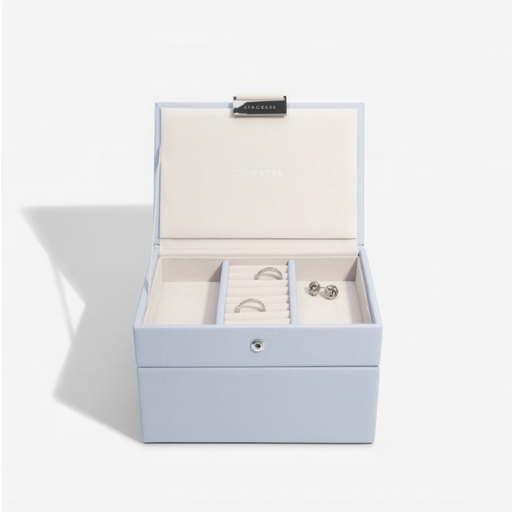 Smyckeskrin, 2 våningar, MINI STACKERS, 18 x 12,5 x H 11,5 cm i gruppen Förvaring / Badrumsförvaring / Sminkförvaring hos SmartaSaker.se (42704)