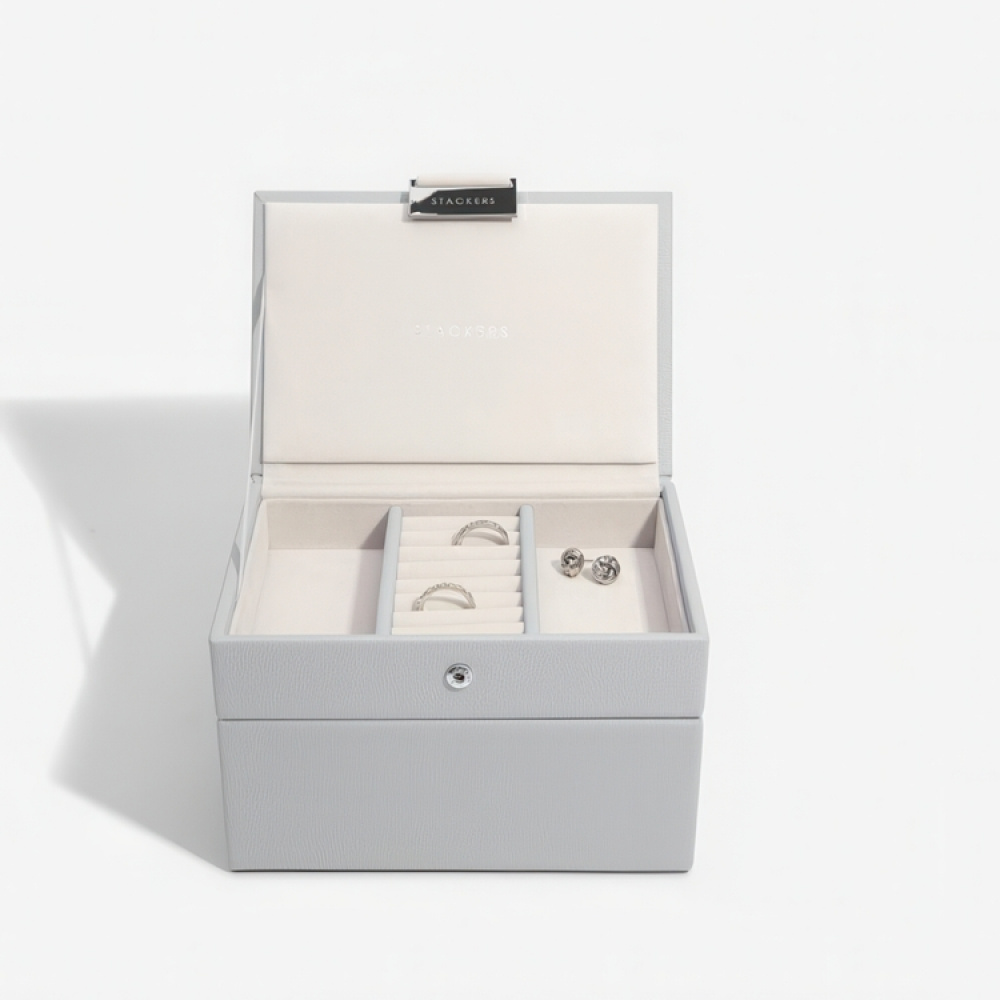 Smyckeskrin, 2 våningar, MINI STACKERS, 18 x 12,5 x H 11,5 cm i gruppen Förvaring / Badrumsförvaring / Sminkförvaring hos SmartaSaker.se (42704)