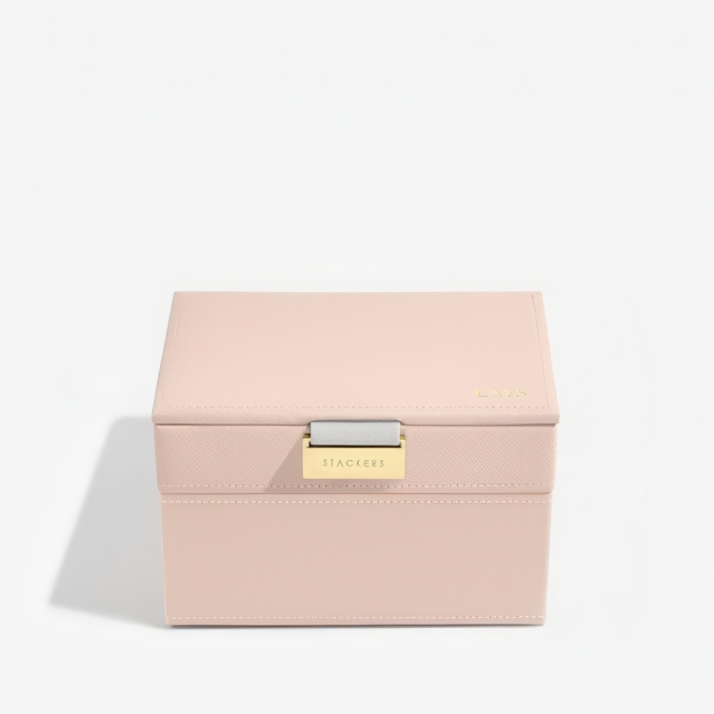 Smyckeskrin, 2 våningar, MINI STACKERS, 18 x 12,5 x H 11,5 cm i gruppen Förvaring / Badrumsförvaring / Sminkförvaring hos SmartaSaker.se (42704)