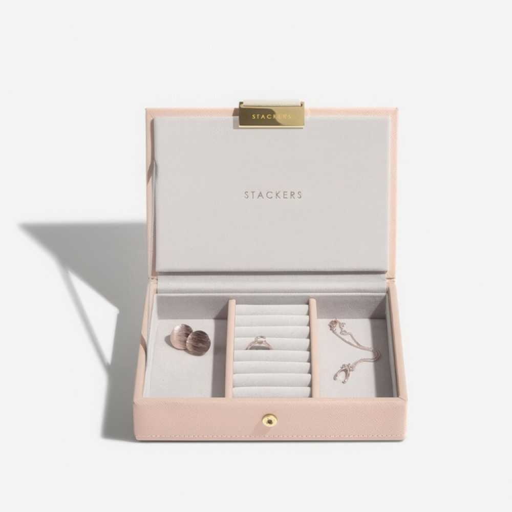 Smyckeskrin, 2 våningar, MINI STACKERS, 18 x 12,5 x H 11,5 cm i gruppen Förvaring / Badrumsförvaring / Sminkförvaring hos SmartaSaker.se (42704)