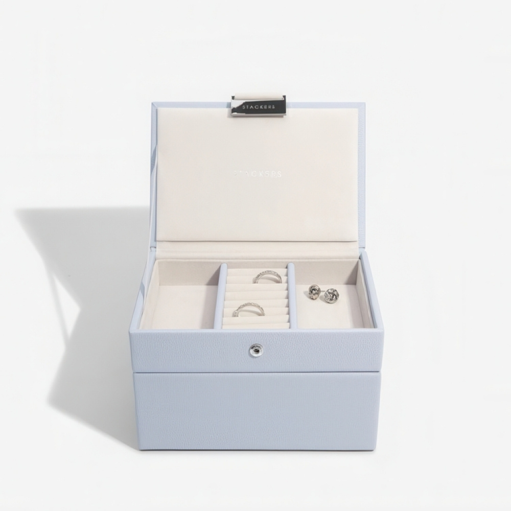 Smyckeskrin, 2 våningar, MINI STACKERS, 18 x 12,5 x H 11,5 cm i gruppen Förvaring / Badrumsförvaring / Sminkförvaring hos SmartaSaker.se (42704)