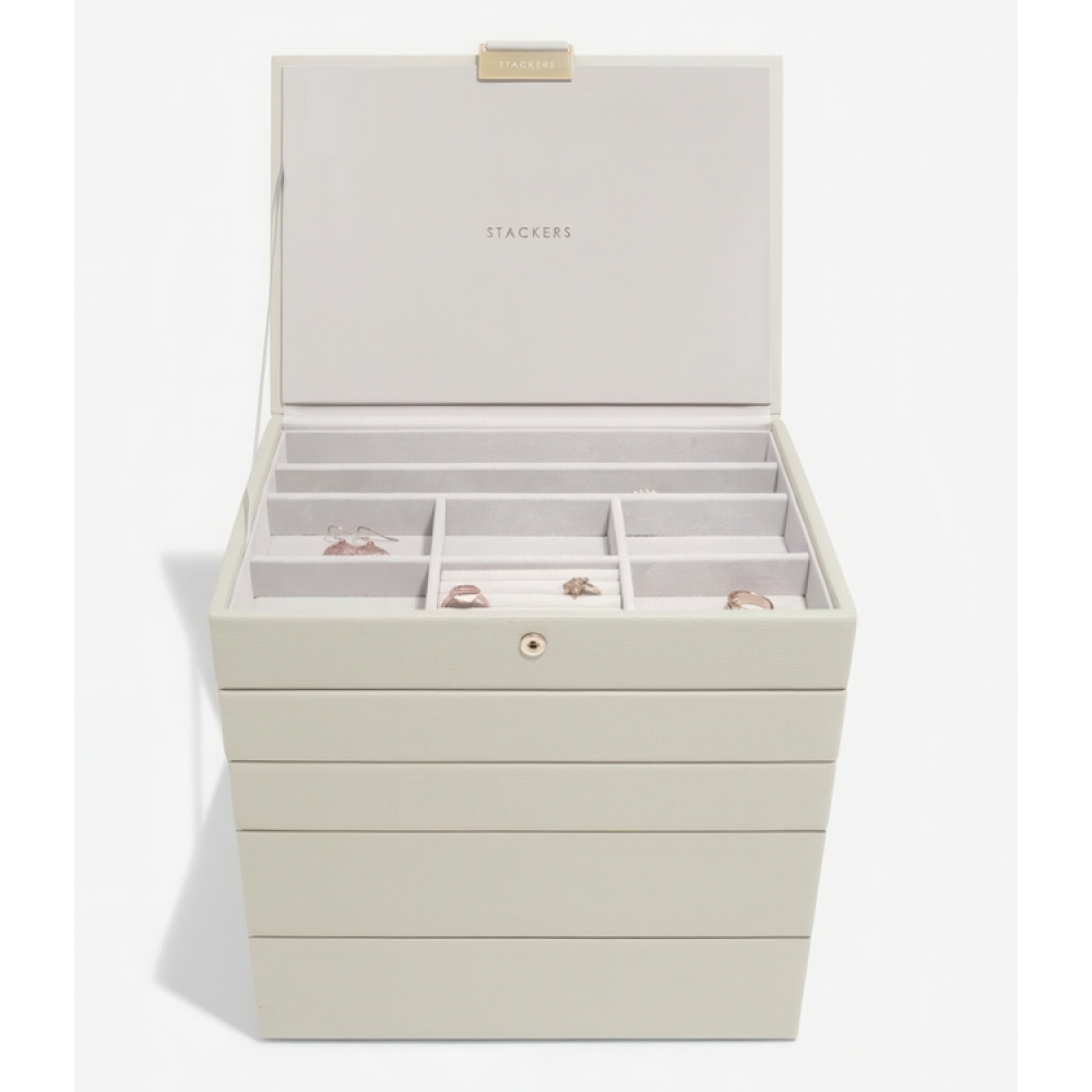 Smyckesskrin 5 våningar, Classic, Stackers i gruppen Förvaring / Sovrumsförvaring / Smyckesförvaring hos SmartaSaker.se (42709)
