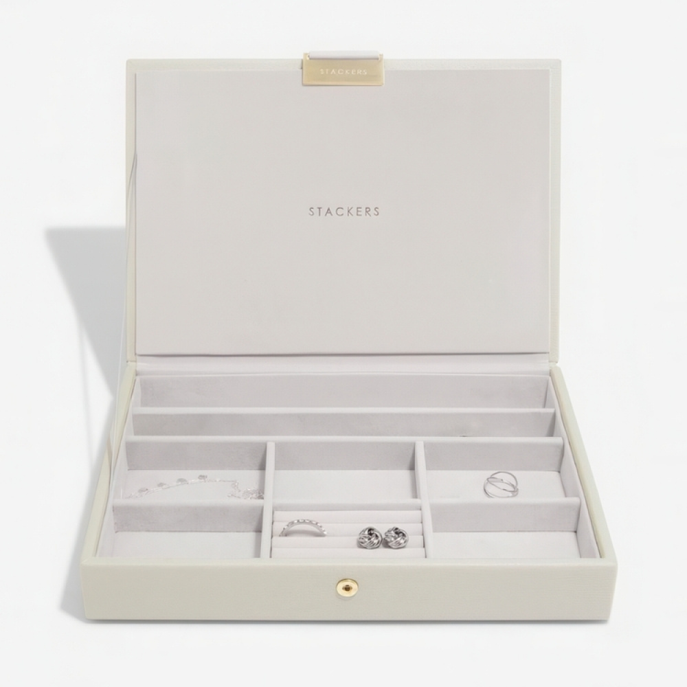 Smyckeskrin, 5 våningar, CLASSIC STACKERS, 18 x 25 x H 25,5 cm i gruppen Förvaring / Sovrumsförvaring / Smyckesförvaring hos SmartaSaker.se (42709)