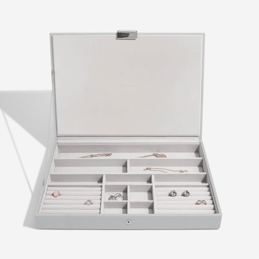 Smyckeskrin, Stort, SUPERSIZE STACKERS, 36 x 25 x H 4,7 cm i gruppen Förvaring / Sovrumsförvaring / Smyckesförvaring hos SmartaSaker.se (42712)