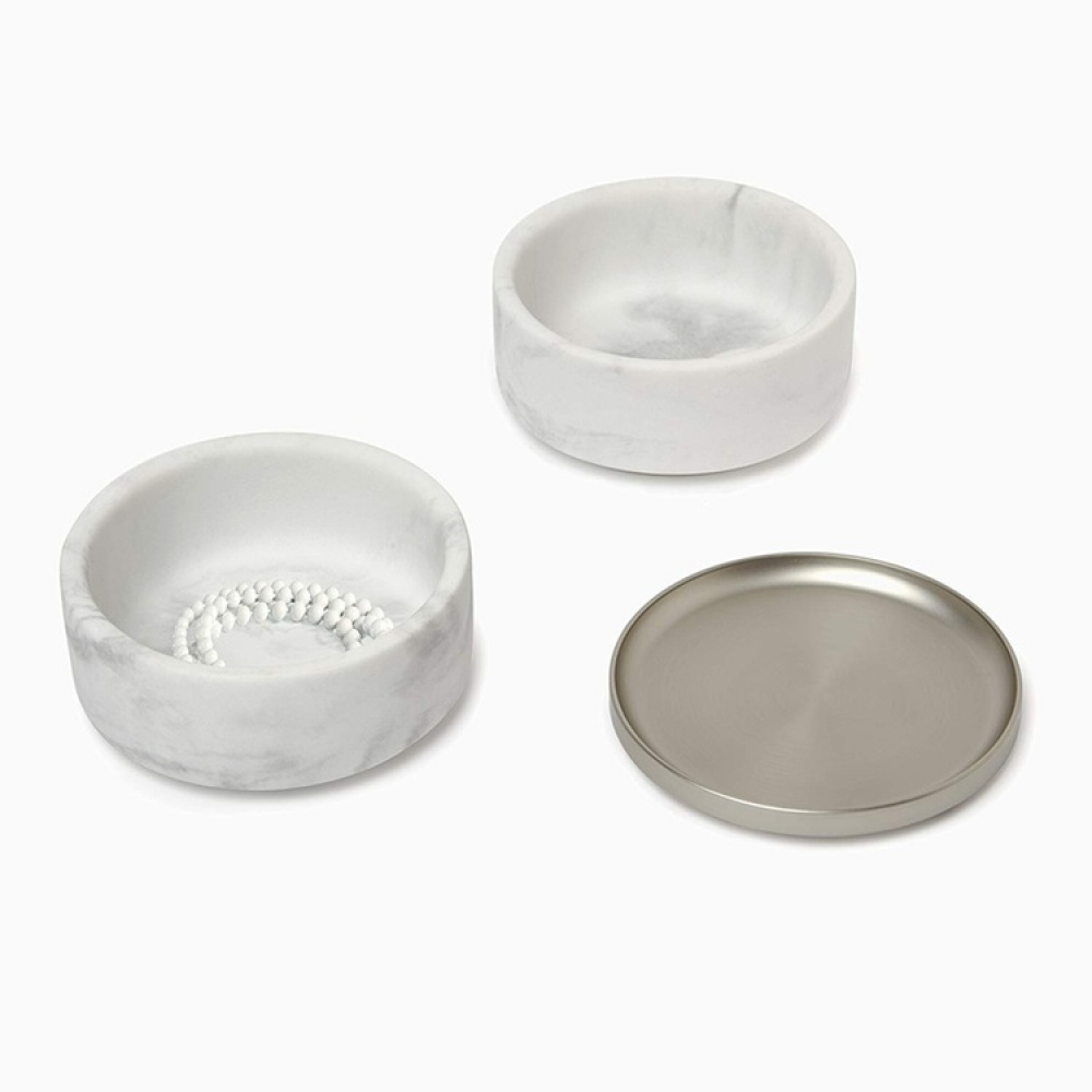 Smyckessask rund, TESORA, Ø 12,7cm, Umbra i gruppen Förvaring / Sovrumsförvaring / Smyckesförvaring hos SmartaSaker.se (42715)