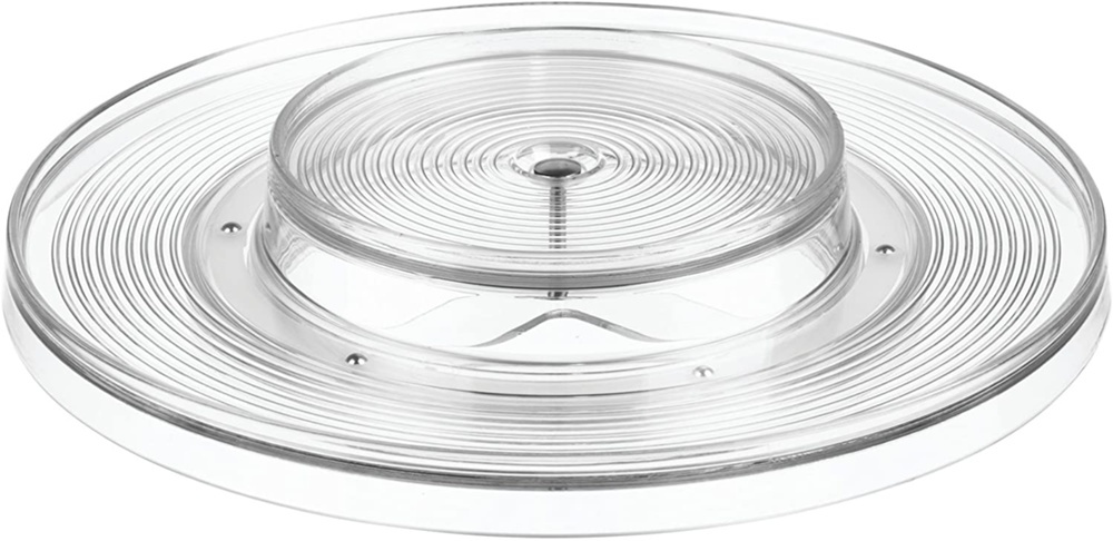 Snurrbricka med upphöjd mitt, ID TURNTABLE ORGANISER, Ã˜ 28 cm, Transparent i gruppen Förvaring / Köksförvaring / Organisera köksskåp / Kryddställ hos SmartaSaker.se (42725)