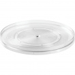 Snurrbricka av återvunnen plast, Stor, LARGE RPET TURNTABLE, Låg kant, Ø 35,6 cm, Transparent Snurrbricka av återvunnen plast, Stor, LARGE RPET TURNTABLE, Låg kant, Ø 35,6 cm, Transparent