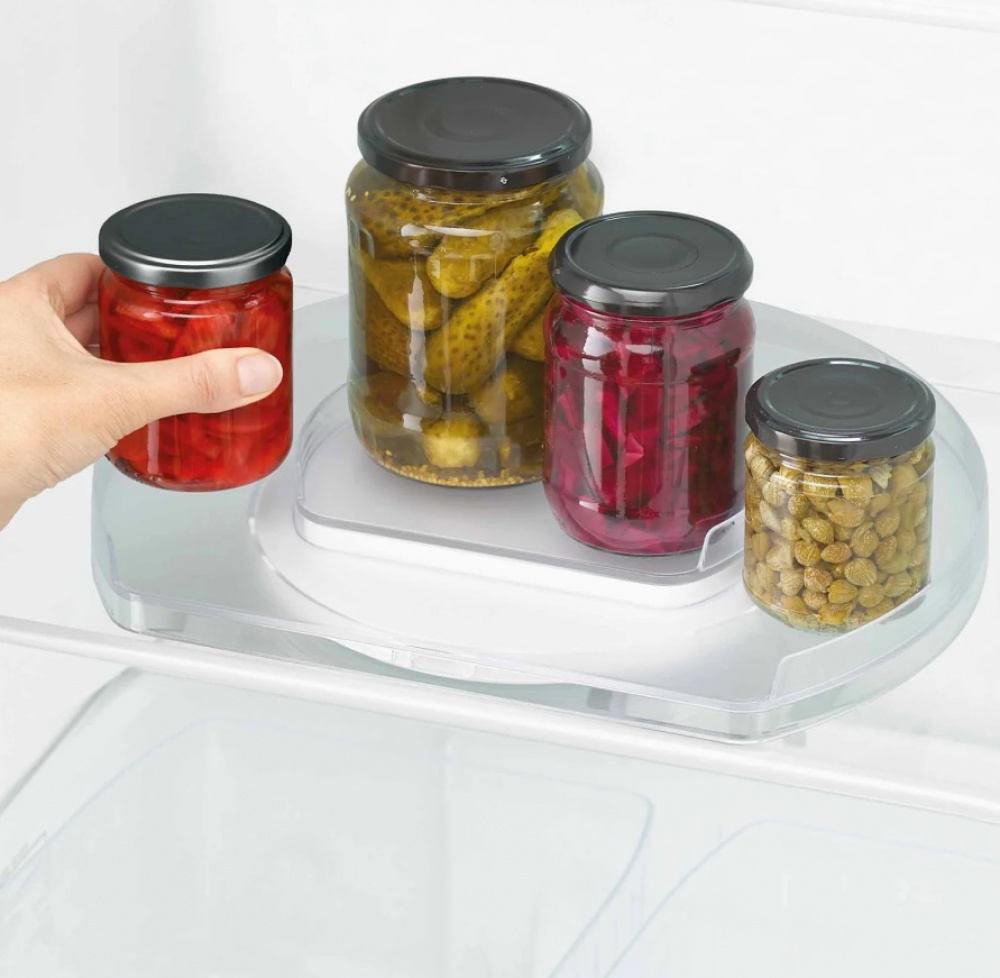 Snurrbricka för kylen, FRIDGE-STORE ROTATING ORGANISER, 33 x 28 x H 4,4 cm, Joseph Joseph, Transparent i gruppen Förvaring / Köksförvaring / Kylskåpsförvaring hos SmartaSaker.se (42729)