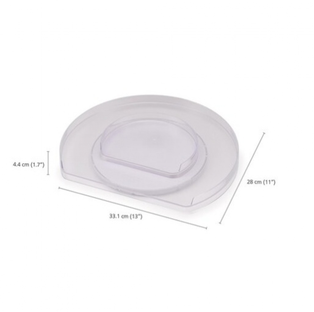 Snurrbricka för kylen, FRIDGE-STORE ROTATING ORGANISER, 33 x 28 x H 4,4 cm, Joseph Joseph, Transparent i gruppen Förvaring / Köksförvaring / Kylskåpsförvaring hos SmartaSaker.se (42729)
