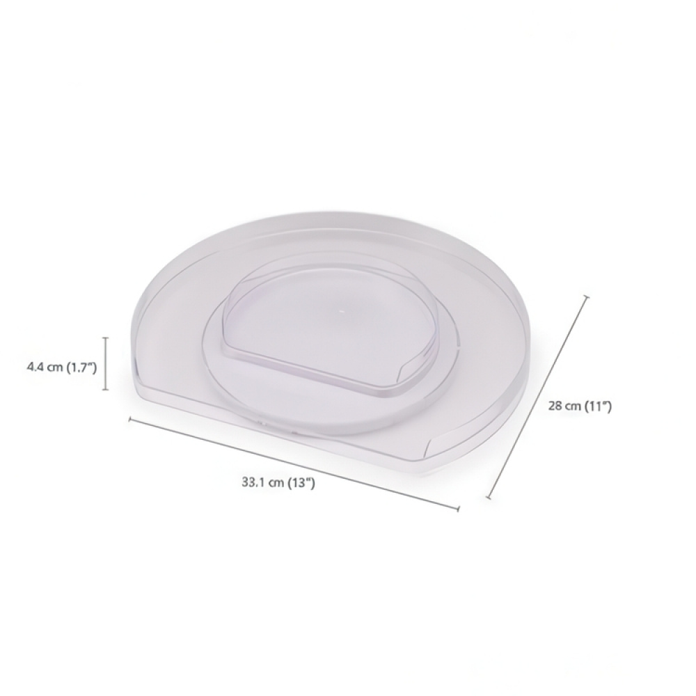 Snurrbricka för kylen, FRIDGE-STORE ROTATING ORGANISER, 33 x 28 x H 4,4 cm, Joseph Joseph, Transparent i gruppen Förvaring / Köksförvaring / Kylskåpsförvaring hos SmartaSaker.se (42729)