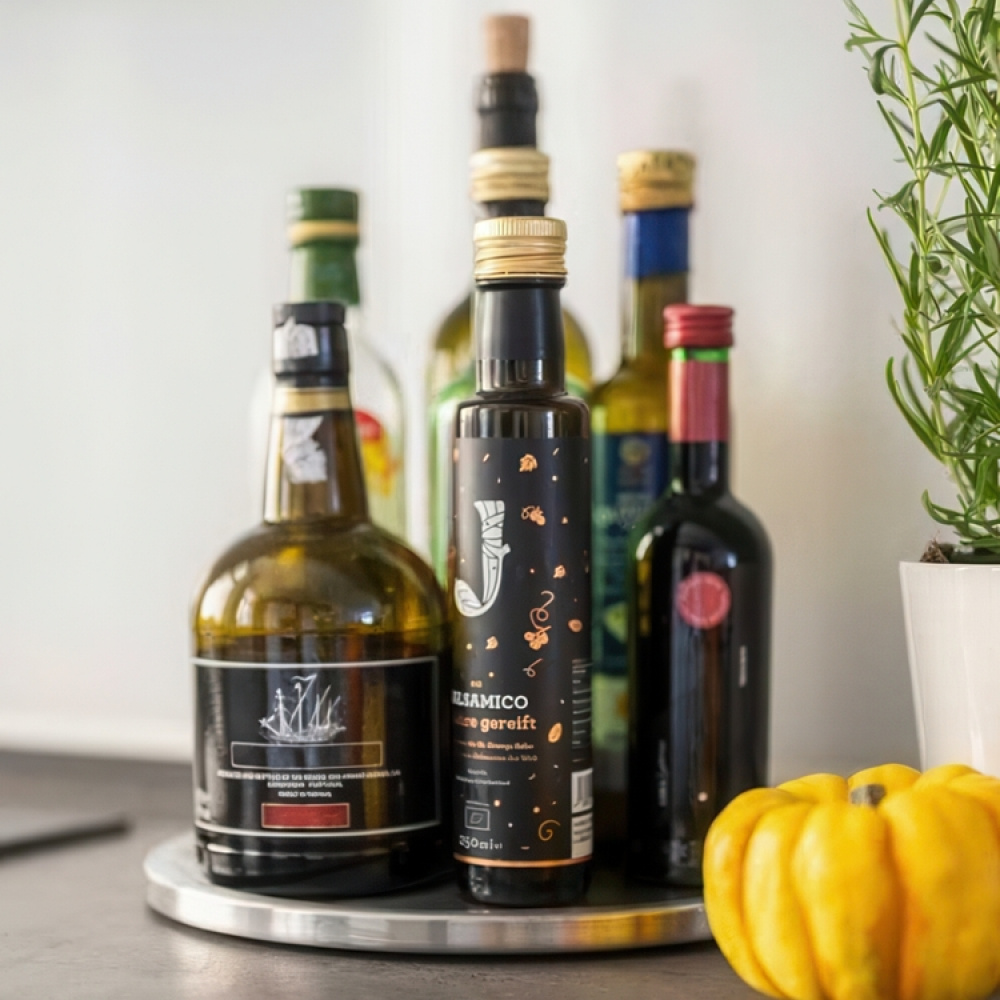 Snurrbricka i metall, CUPBOARD CAROUSEL, Ø 26,5 x H 2 cm i gruppen Förvaring / Köksförvaring / Förvaringsburkar hos SmartaSaker.se (42731)