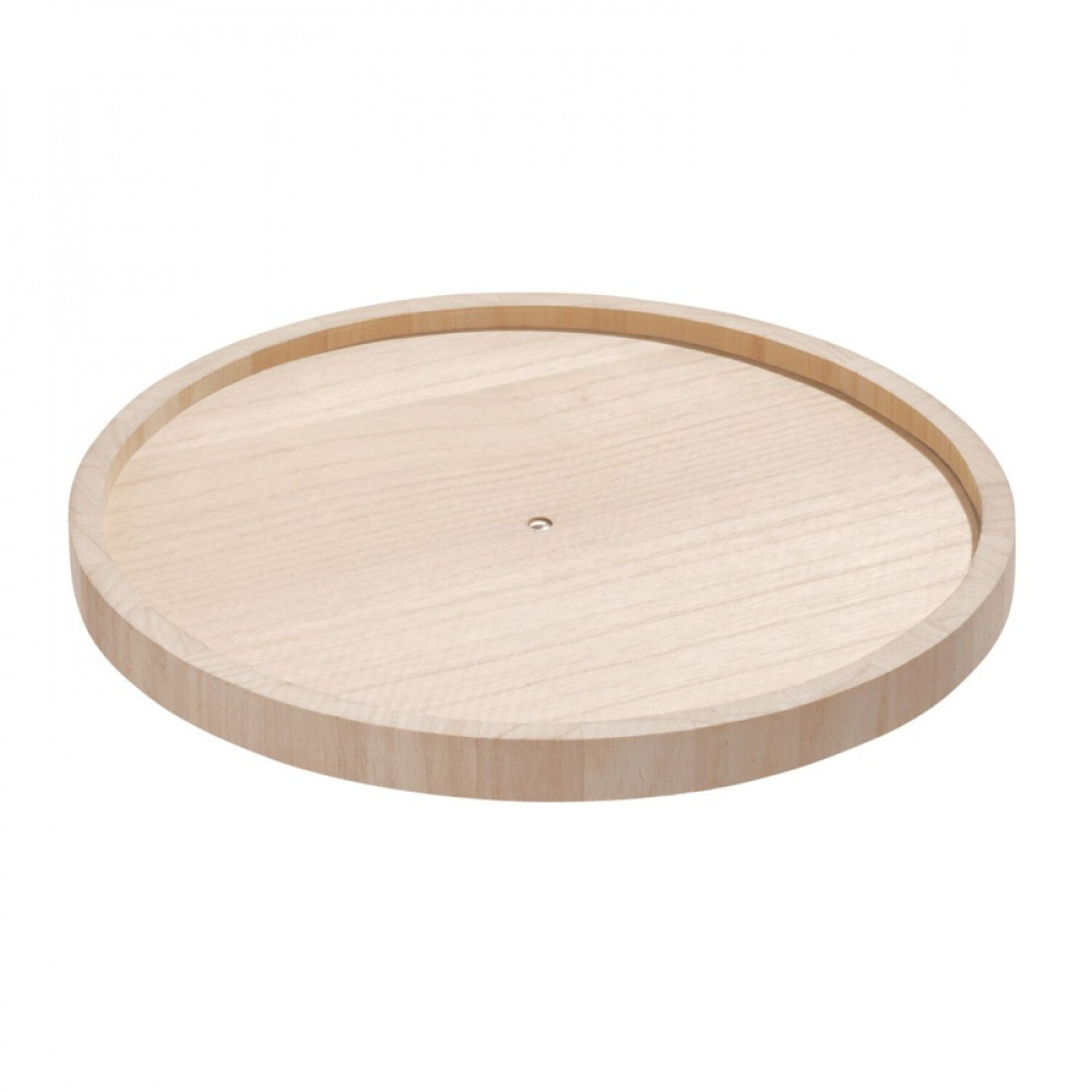 Snurrbricka i trä, PAULOWNIA ECO WOOD TURNTABLE, Låg kant, Ã˜ 26,7 cm, Natur i gruppen Förvaring / Köksförvaring / Organisera köksskåp hos SmartaSaker.se (42734)