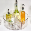 Snurrbricka med 4 fack, 1 Insats, THE HOME EDIT LAZY SUSAN, Ø 29,2cm, Transparent Snurrbricka med 4 fack, 1 Insats, THE HOME EDIT LAZY SUSAN, Ø 29,2cm, Transparent