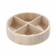 Snurrbricka trä, Med avdelare, THE HOME EDIT TURNTABLE, Ø 30,4 cm, Natur Snurrbricka trä, Med avdelare, THE HOME EDIT TURNTABLE, Ø 30,4 cm, Natur