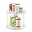Snurrbricka, 2 våningar, THE HOME EDIT 2-TIER TURNTABLE, Ø 24 x H 22,2 cm, Transparent Snurrbricka, 2 våningar, THE HOME EDIT 2-TIER TURNTABLE, Ø 24 x H 22,2 cm, Transparent