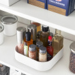 Snurrbricka, Fyrkantig, Hög kant, TOWER ROTATING TRAY, Yamazaki, 20 x 20 x H 6,3 cm Snurrbricka, Fyrkantig, Hög kant, TOWER ROTATING TRAY, Yamazaki, 20 x 20 x H 6,3 cm