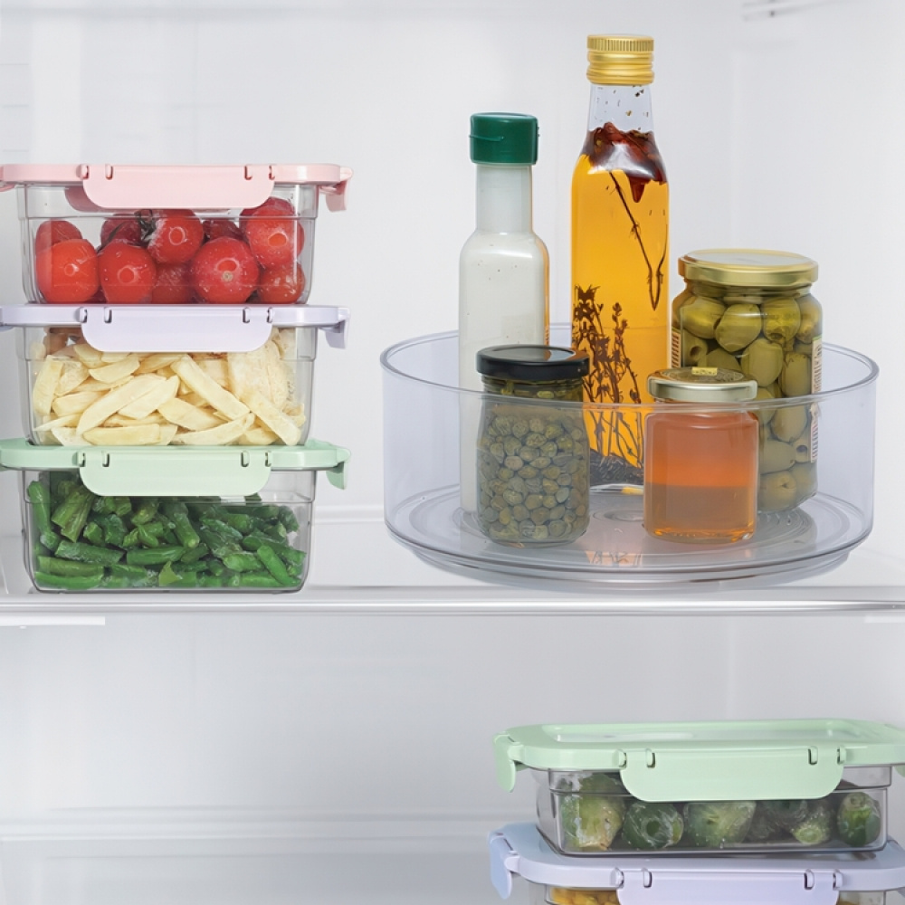 Snurrbricka, Hög kant, PLATEU ROTATIF, Ø 23 cm, Transparent i gruppen Förvaring / Köksförvaring / Organisera köksskåp / Kryddhyllor hos SmartaSaker.se (42748)
