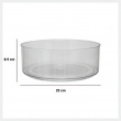 Snurrbricka, Hög kant, PLATEU ROTATIF, Ø 23 cm, Transparent Snurrbricka, Hög kant, PLATEU ROTATIF, Ø 23 cm, Transparent