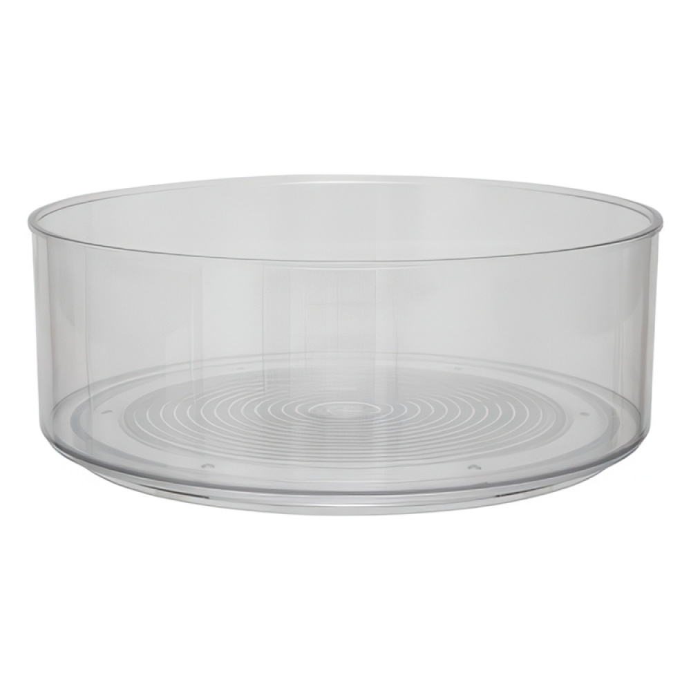 Snurrbricka, Hög kant, PLATEU ROTATIF, Ø 23 cm, Transparent i gruppen Förvaring / Köksförvaring / Organisera köksskåp / Kryddhyllor hos SmartaSaker.se (42748)