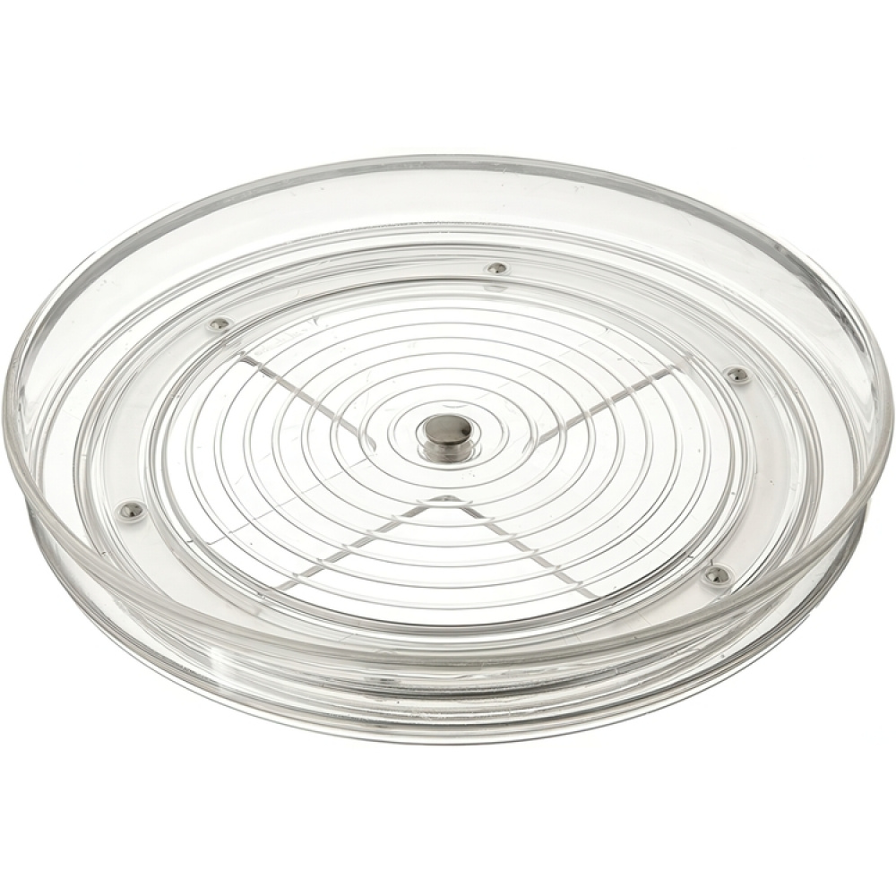 Snurrbricka, Liten, RPET TURNTABLE SMALL, Låg kant, Ø 23 cm, Transparent i gruppen Förvaring / Köksförvaring / Organisera köksskåp / Kryddhyllor hos SmartaSaker.se (42750)