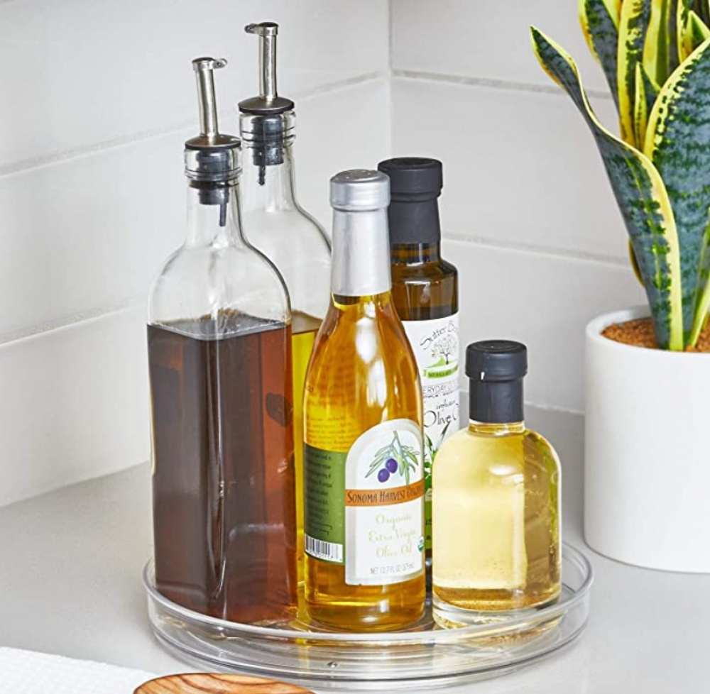 Snurrbricka, Liten, RPET TURNTABLE SMALL, Låg kant, Ã˜ 23 cm, Transparent i gruppen Förvaring / Köksförvaring / Organisera köksskåp / Kryddställ hos SmartaSaker.se (42750)