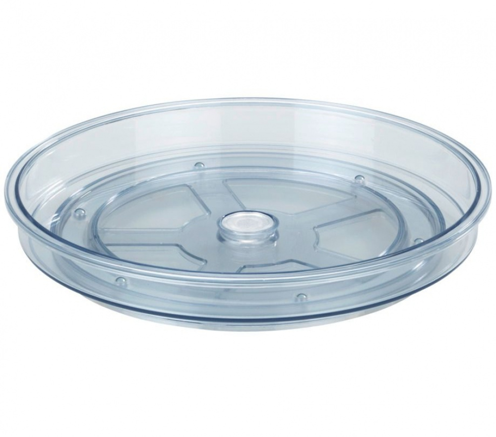 Snurrbricka, Liten, VICTORIA TURNTABLE SMALL, Låg kant, Ø 24 cm, Transparent i gruppen Förvaring / Köksförvaring / Organisera köksskåp / Kryddställ hos SmartaSaker.se (42751)