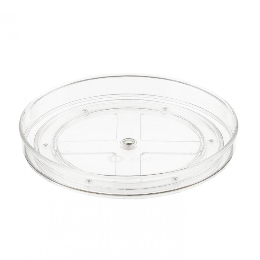 Snurrbricka, Liten, THE HOME EDIT SINGLE TIER TURNTABLE, Låg kant, Ã˜ 23 cm, Transparent i gruppen Förvaring / Köksförvaring / Organisera köksskåp / Kryddställ hos SmartaSaker.se (42752)