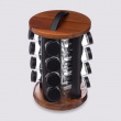 Snurrställ för Kryddor, 16 burkar, ACACIA ROTATING SPICE RACK, Ø 20 x H 31,5 cm, Brun Snurrställ för Kryddor, 16 burkar, ACACIA ROTATING SPICE RACK, Ø 20 x H 31,5 cm, Brun