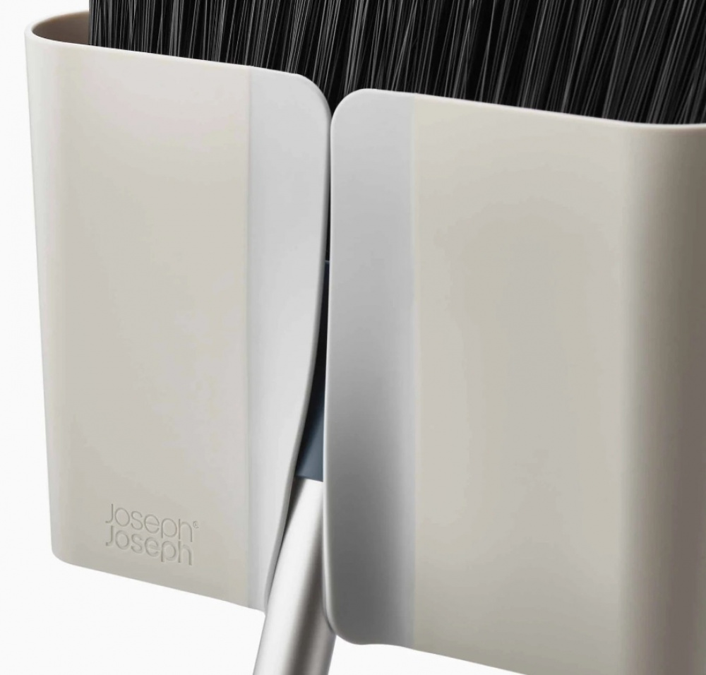 Sopborste, Vägghängd, CLEAN-STORE LONGBRISTLE, Joseph Joseph, Silver / Blå i gruppen Förvaring / Städförvaring och sopsortering / Städtrasor och borstar hos SmartaSaker.se (42761)