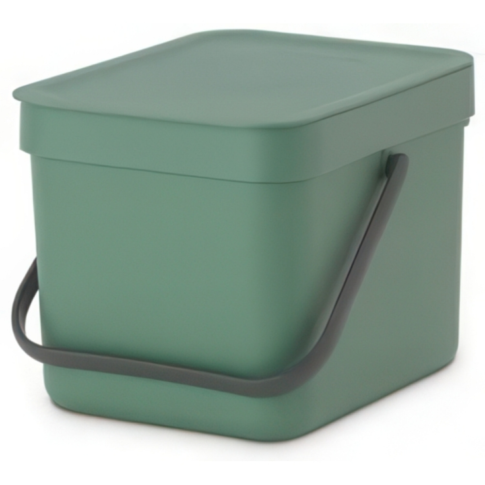 Sophink, Liten, BRABANTIA SORT & GO WASTE BIN, 6 L, Grön i gruppen Förvaring / Städförvaring och sopsortering / Sopsortering hos SmartaSaker.se (42762)