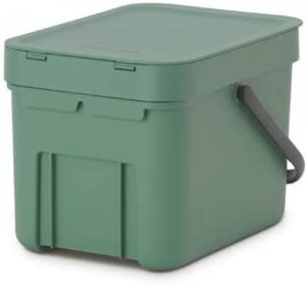 Sophink, Liten, BRABANTIA SORT & GO WASTE BIN, 6 L, Grön i gruppen Förvaring / Städförvaring och sopsortering / Sopsortering hos SmartaSaker.se (42762)