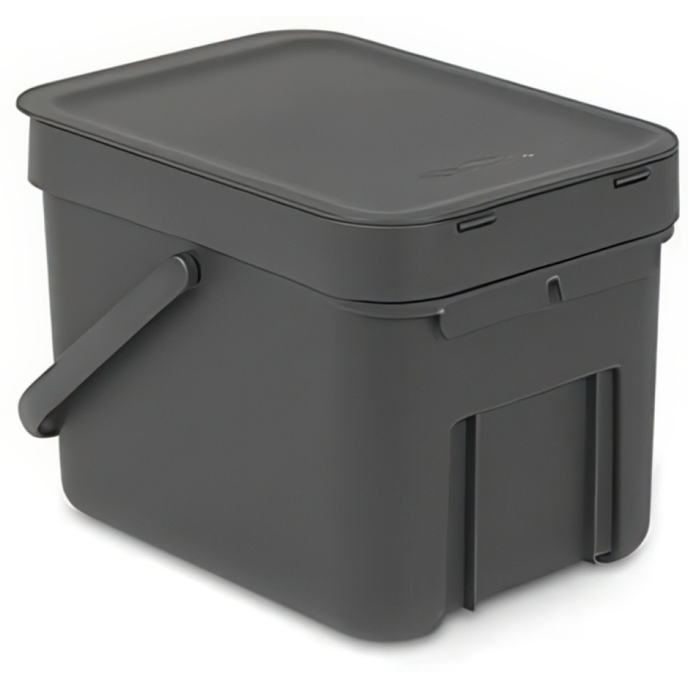Sophink, Liten, BRABANTIA SORT & GO WASTE BIN, 6 L, Mörkgrå i gruppen Förvaring / Städförvaring och sopsortering / Sopsortering hos SmartaSaker.se (42763)