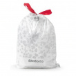 Soppåsar med dragband, 20 L, 10 st, BRABANTIA BIN LINERS CODE Y, Vit / Röd Soppåsar med dragband, 20 L, 10 st, BRABANTIA BIN LINERS CODE Y, Vit / Röd