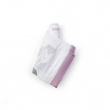 Soppåsar med dragband, 2-3 L, 10 st, BRABANTIA BIN LINERS CODE V, Vit / Vinröd Soppåsar med dragband, 2-3 L, 10 st, BRABANTIA BIN LINERS CODE V, Vit / Vinröd