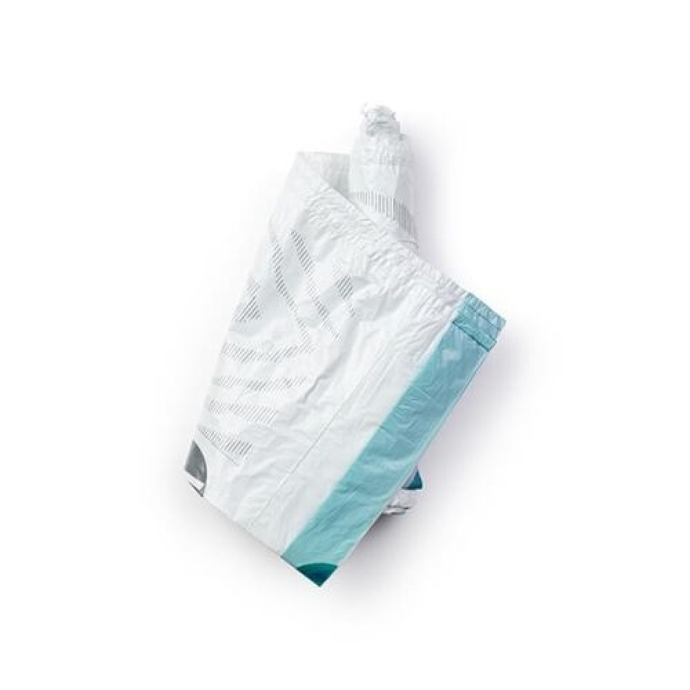 Soppåsar med dragband, 5 L, 10 st, BRABANTIA BIN LINERS CODE W, Vit / Blå i gruppen Förvaring / Städförvaring och sopsortering / Sopsortering hos SmartaSaker.se (42768)